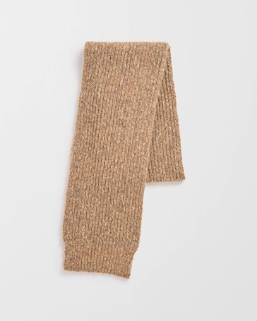 Chunky Fleck Knit Scarf