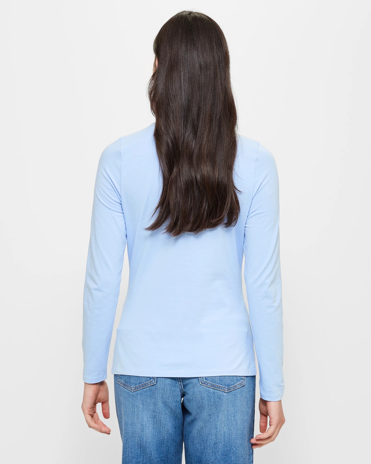 Australian Cotton Long Sleeve Crew T-Shirt 4 of 5