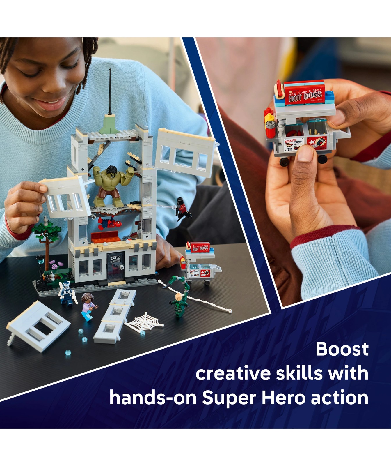 LEGO® Super Heroes Marvel Spider-Man vs. Hulk Epic Clash 76350 4 of 5