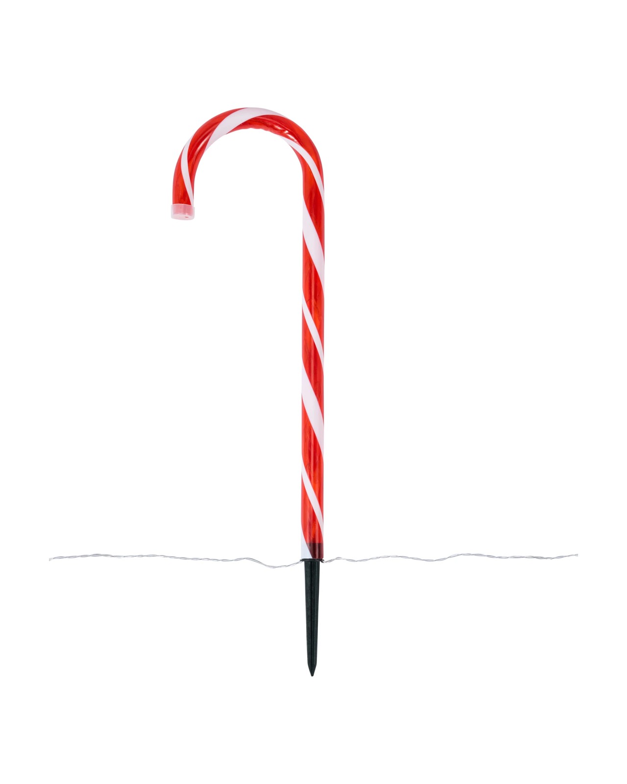 Anko 4 Pack Solar Powered LED Light Up Candy Cane Stakes 4 of 5