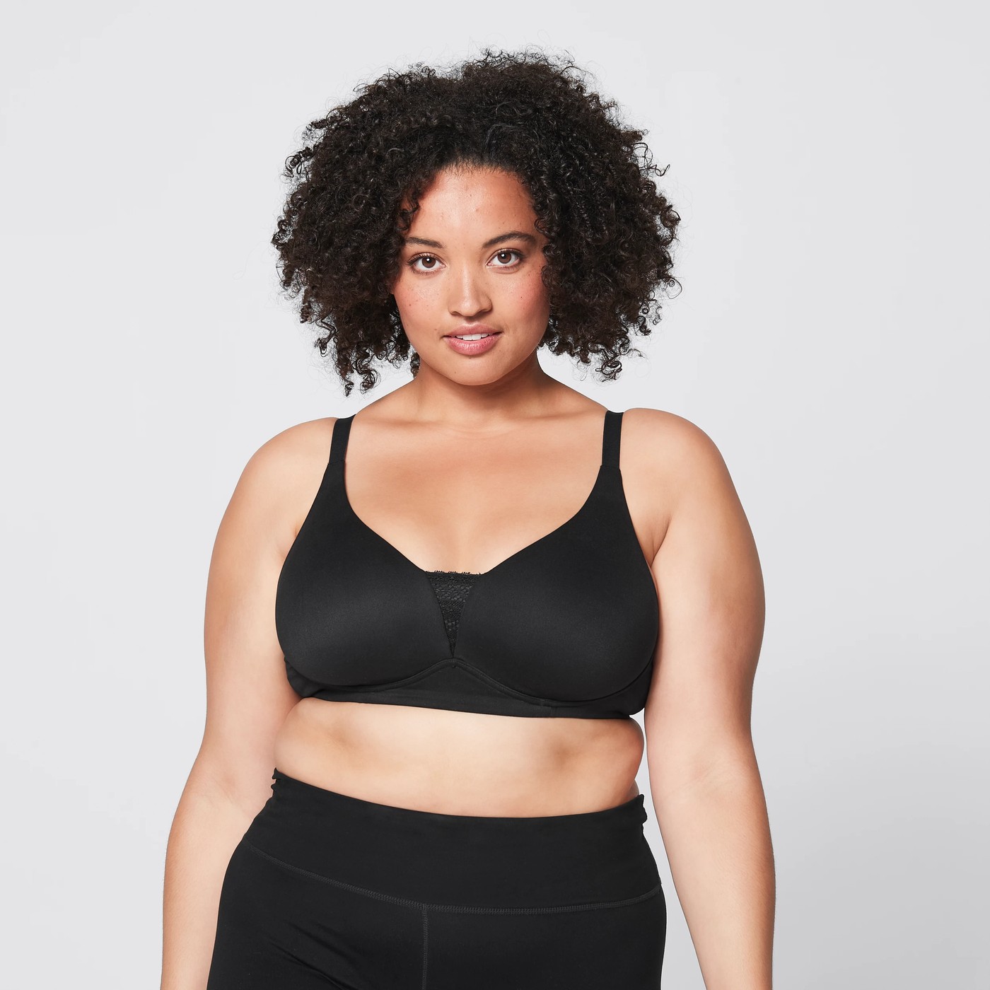 Fuller Figure Wirefree T-Shirt Bra - Black 3 of 3