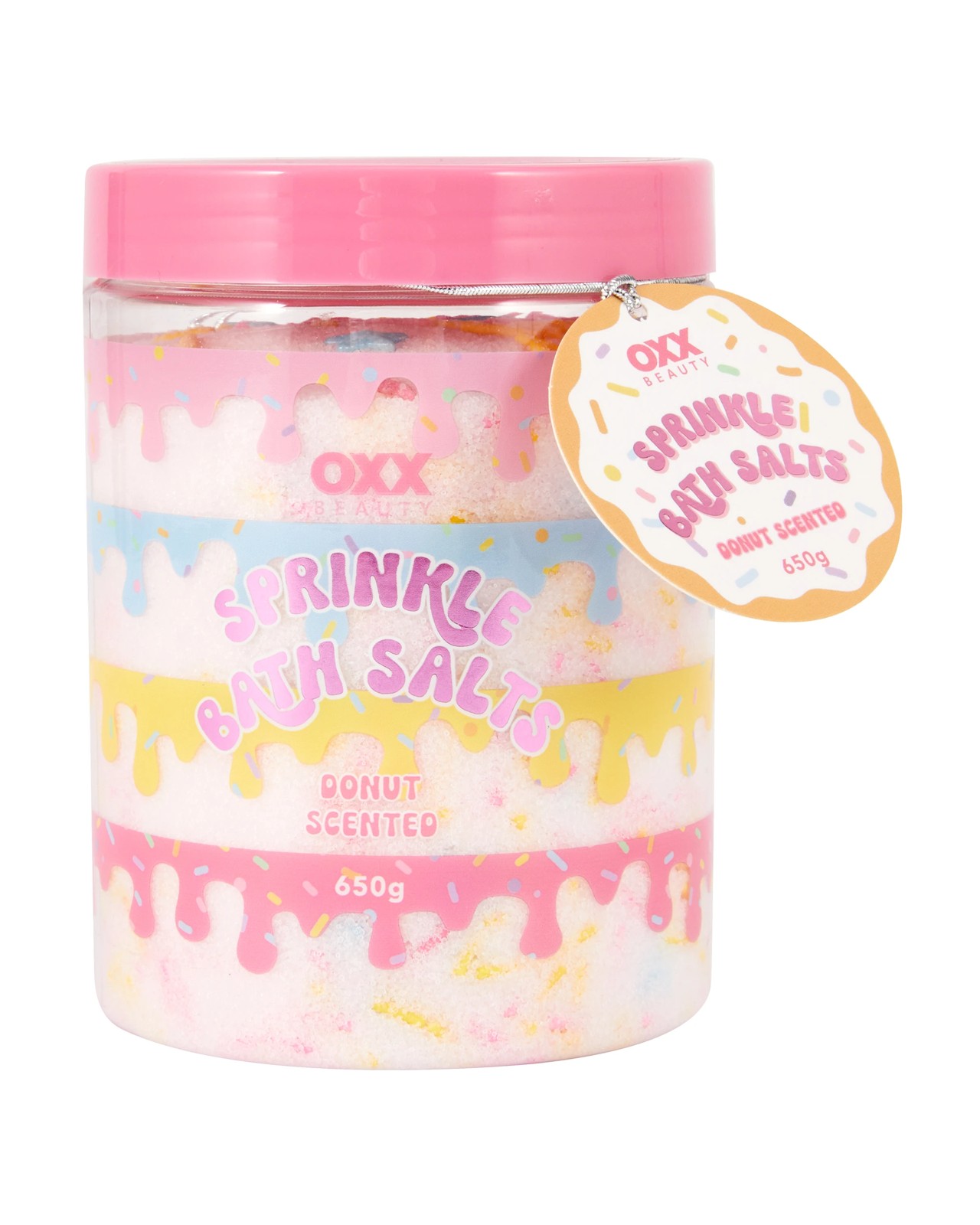 OXX Beauty Sprinkle Bath Salts 650g - Donut Scented 4 of 4