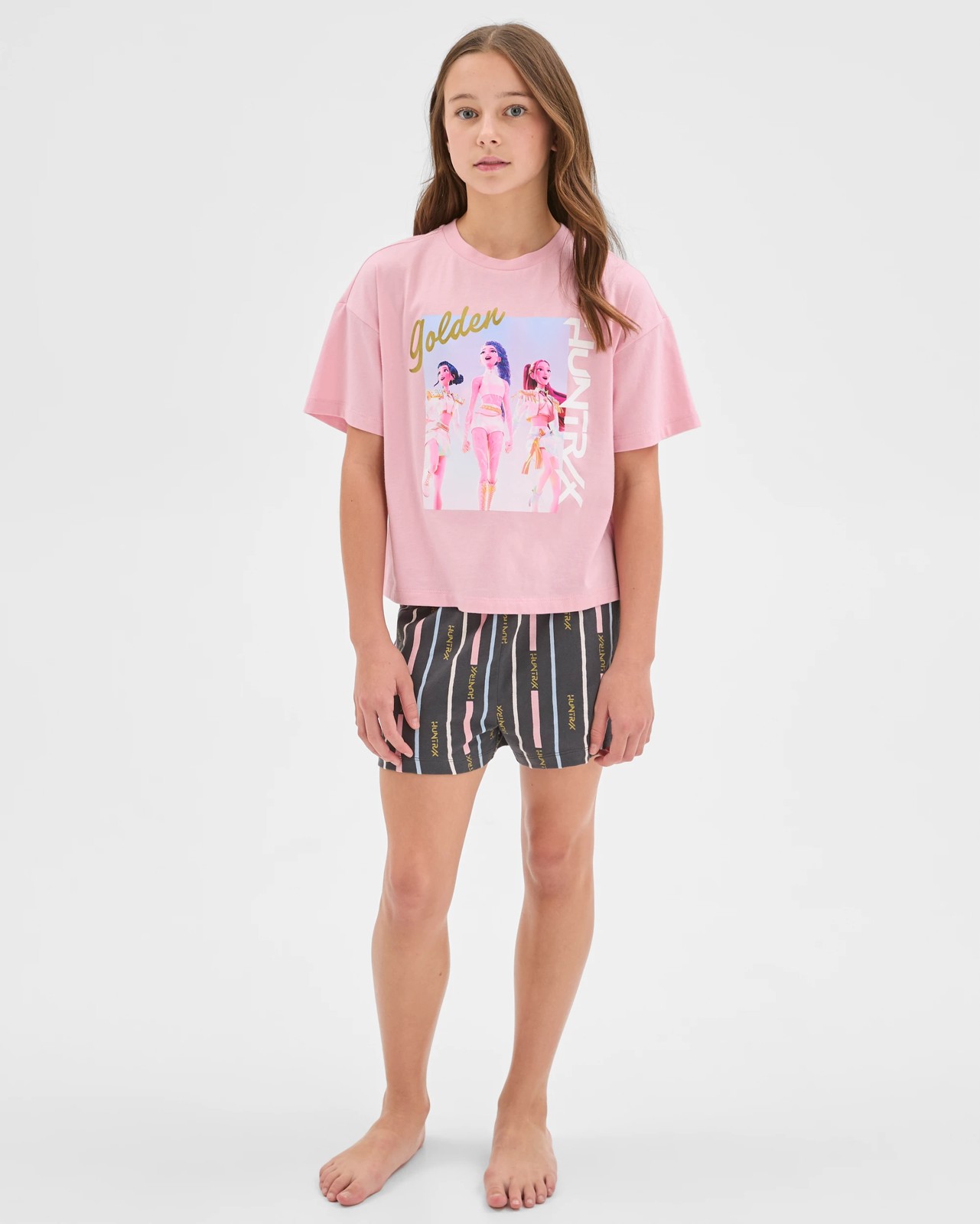 KPop Demon Hunters Australian Cotton Older Girls Jersey Pyjama Set 2 of 5