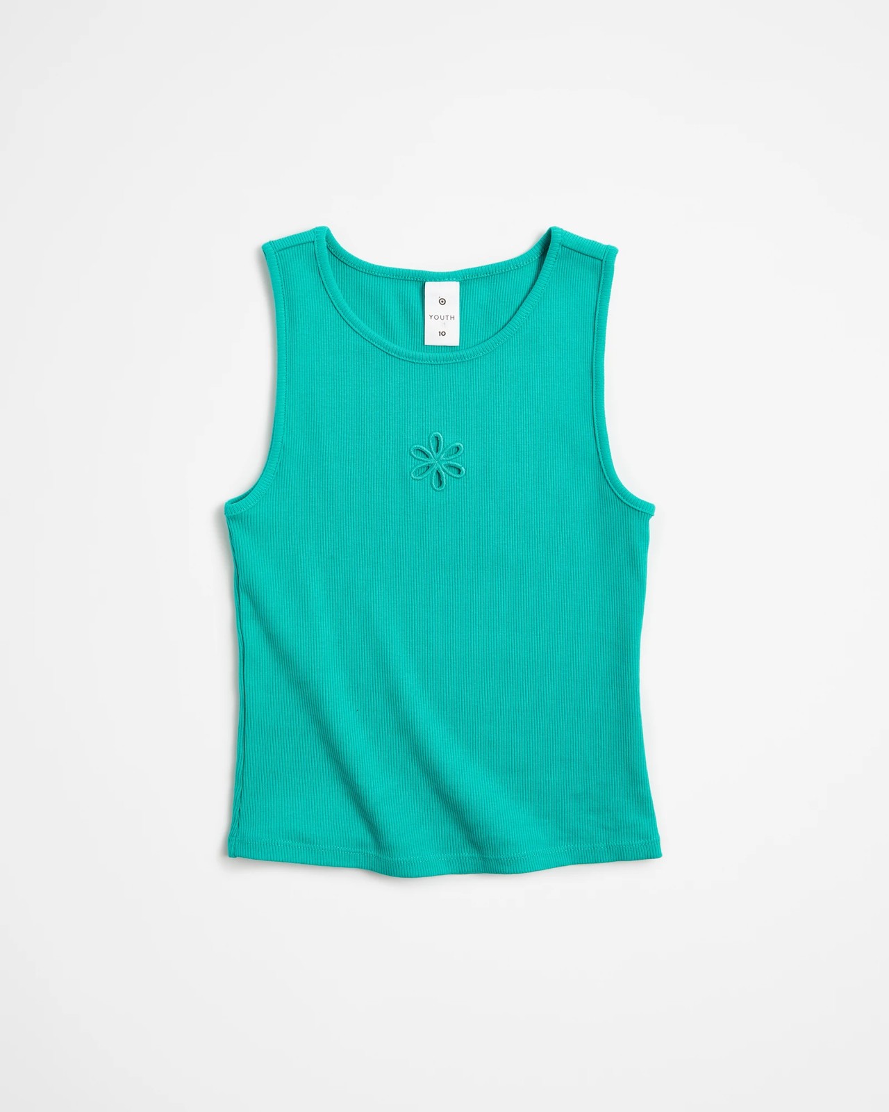 Rib Embroidered Tank 4 of 5