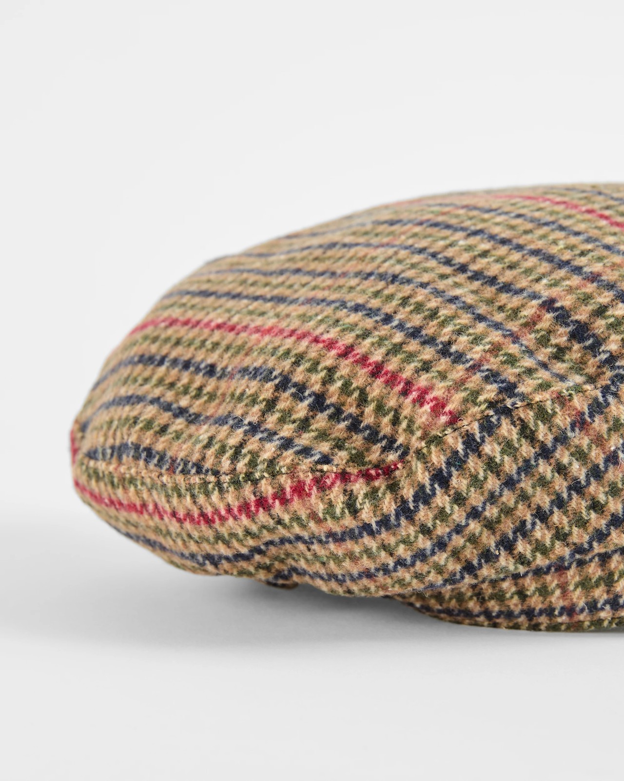 Check Baker Boy Cap - Chocolate 3 of 4