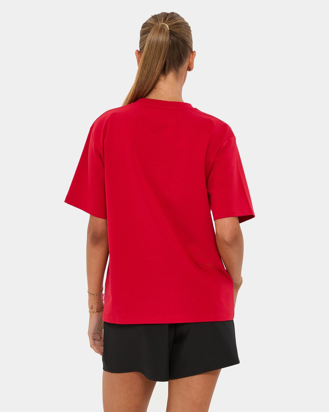Fila Clara Relaxed T-Shirt - Haute Red 4 of 6