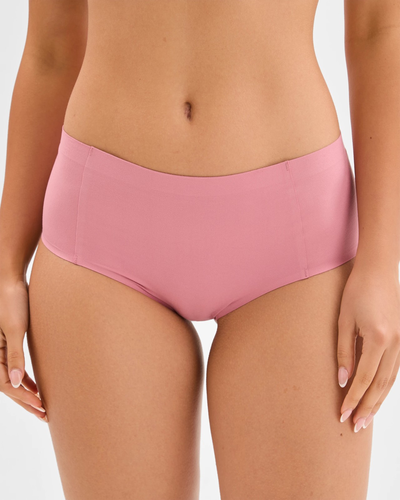 Smooth Moves 2 Pack Bonded No Show Midi Briefs 2 of 4