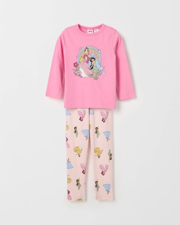 Disney Princess Australian Cotton Younger Girls Pyjama Set