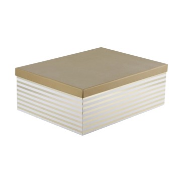 Extra Large Striped Gift Box - Anko