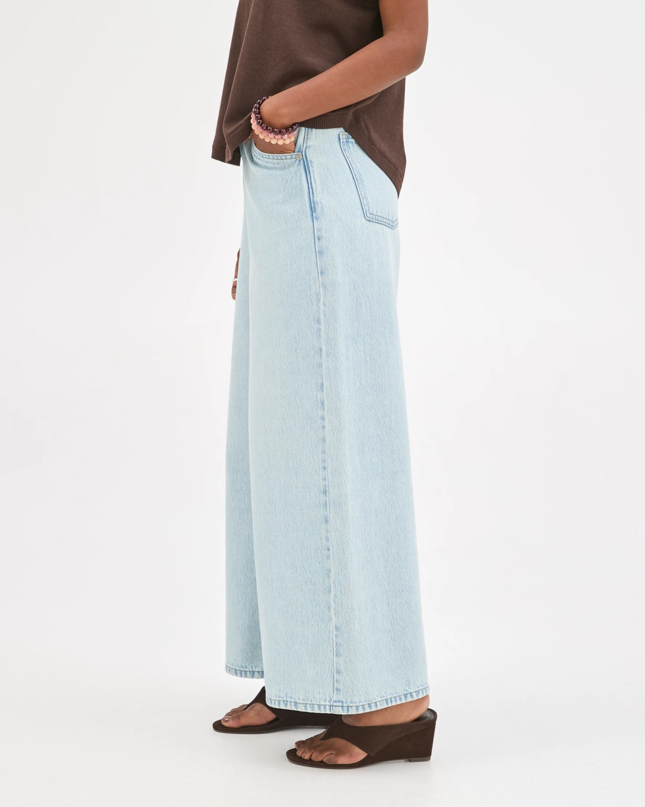 Petites AirLoom Cotton Blend Slouchy Denim Jeans 4 of 6