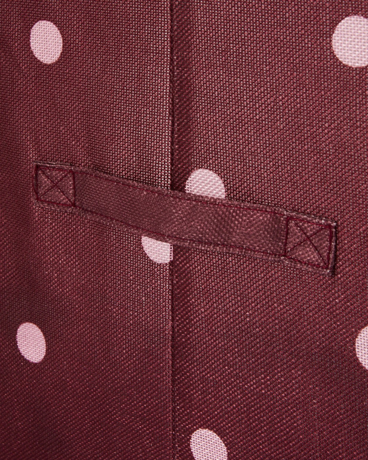 Anko Linen Look Collapsible Box with Window - Large - Polka Dot 5 of 6