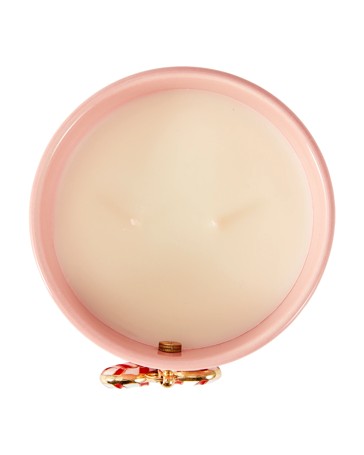 Anko Christmas Candy Cane Heart Charm Candle