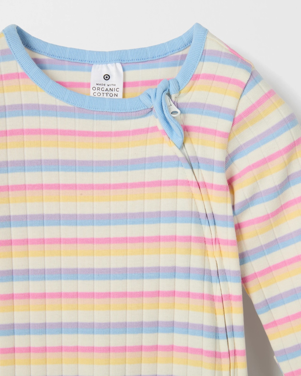Baby Organic Cotton Rib Elevated Coverall 2 of 2