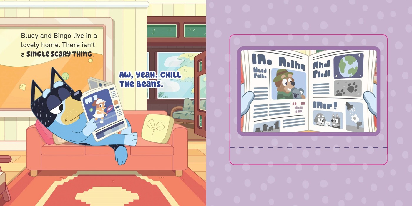 Bluey: Bluey and Bingo's Book of Scary Things - A-Lift-The-Flap Book 3 of 5