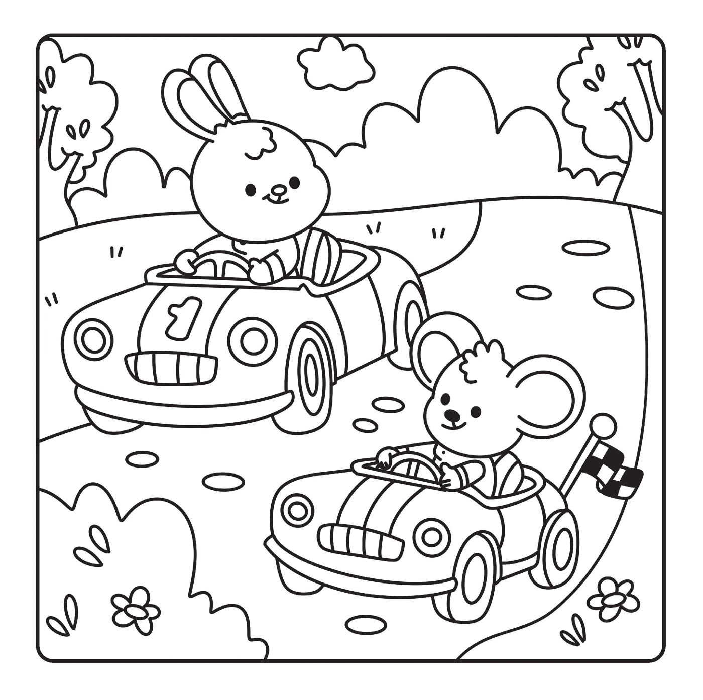 Happy Days: Scooty Cuties Cosy Colouring Kit by Elena Aiello - Book 2 of 2