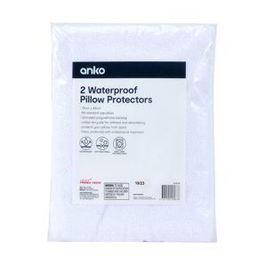 Waterproof Pillow Protectors, 2 Pack - Anko product image