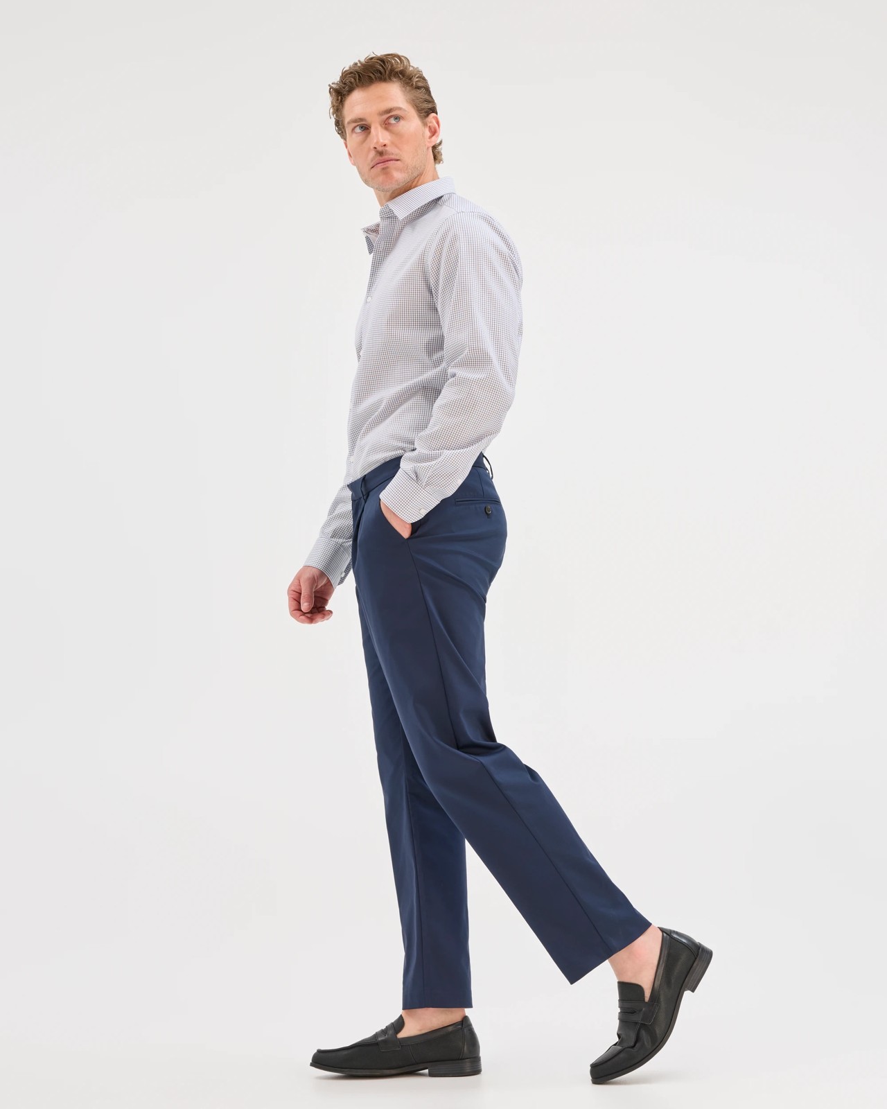 Preview Chino Pants - Navy Blue 2 of 5
