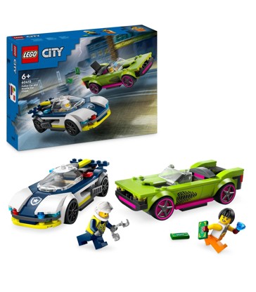 LEGO® City Police Car and Muscle Car Chase 60415