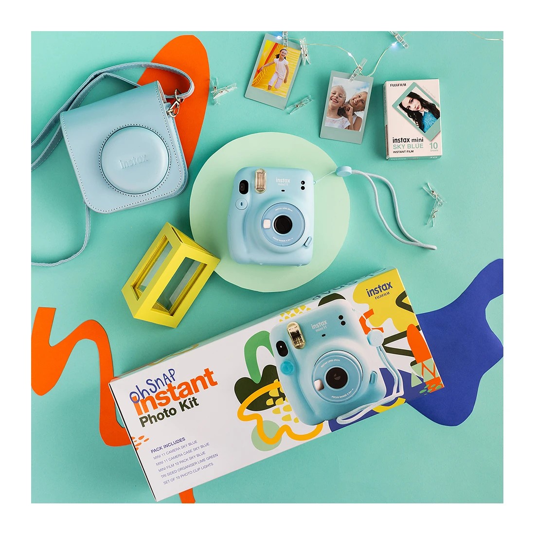 Fujifilm Instax Mini 11 Instant Camera - Sky Blue