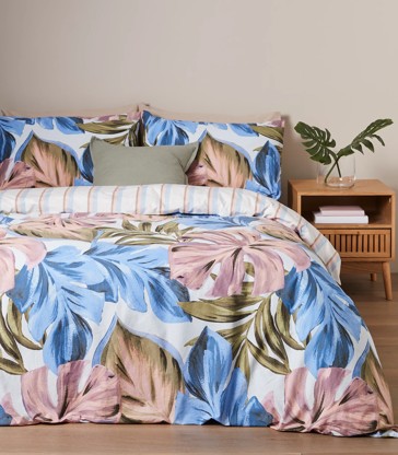 Hayes Palm Quilt Cover Set