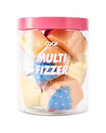 OXX Bodycare 9 Piece Multi Bath Fizzer - Cotton Candy Scented
