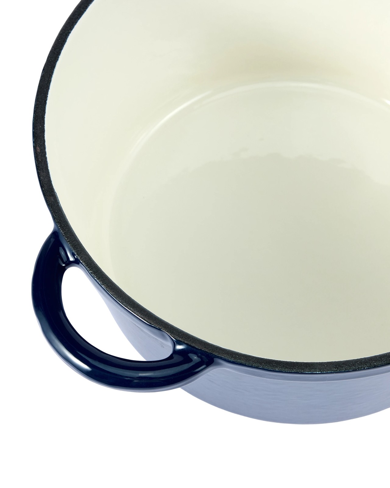 Anko 4L Cast Iron Casserole - Navy 3 of 6