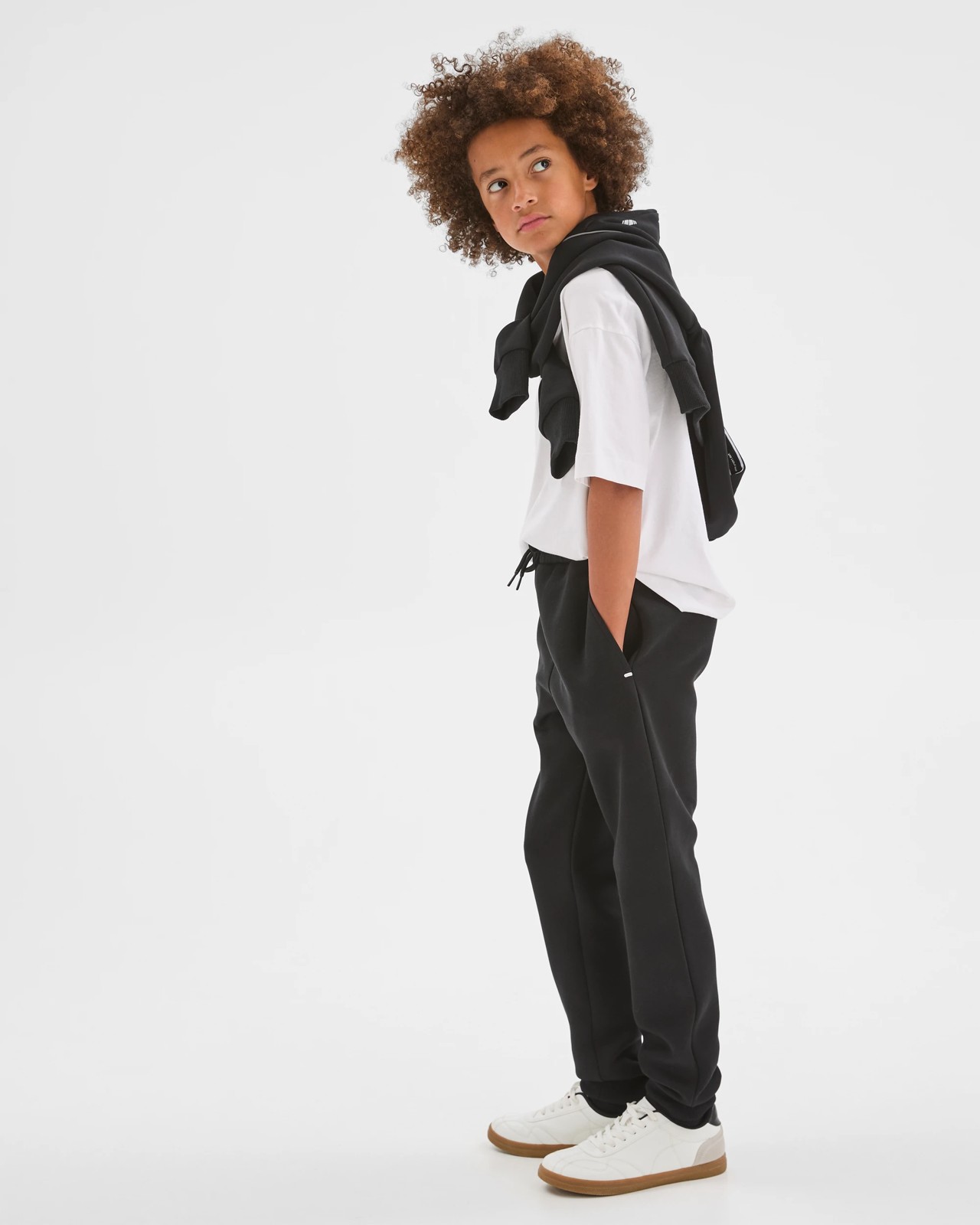 Active Australian Cotton Blend Cuffed Trackpants - Black 5 of 6