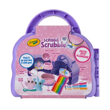 Crayola Scribble Scrubbie Pastel Pets Playhouse