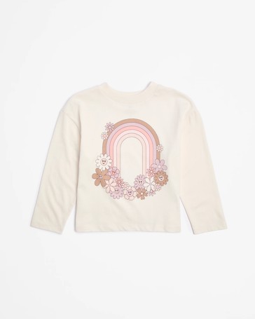 Australian Cotton Long Sleeve Printed Top