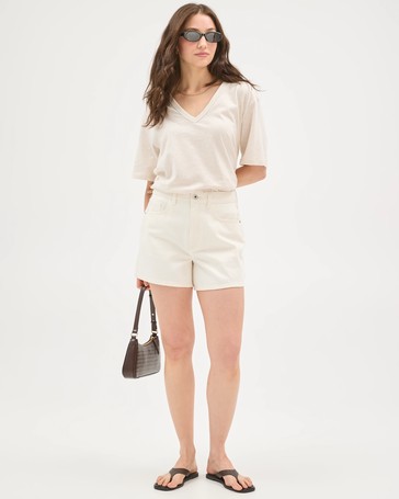 Lily Loves Cotton Rich High Rise Denim Shorts
