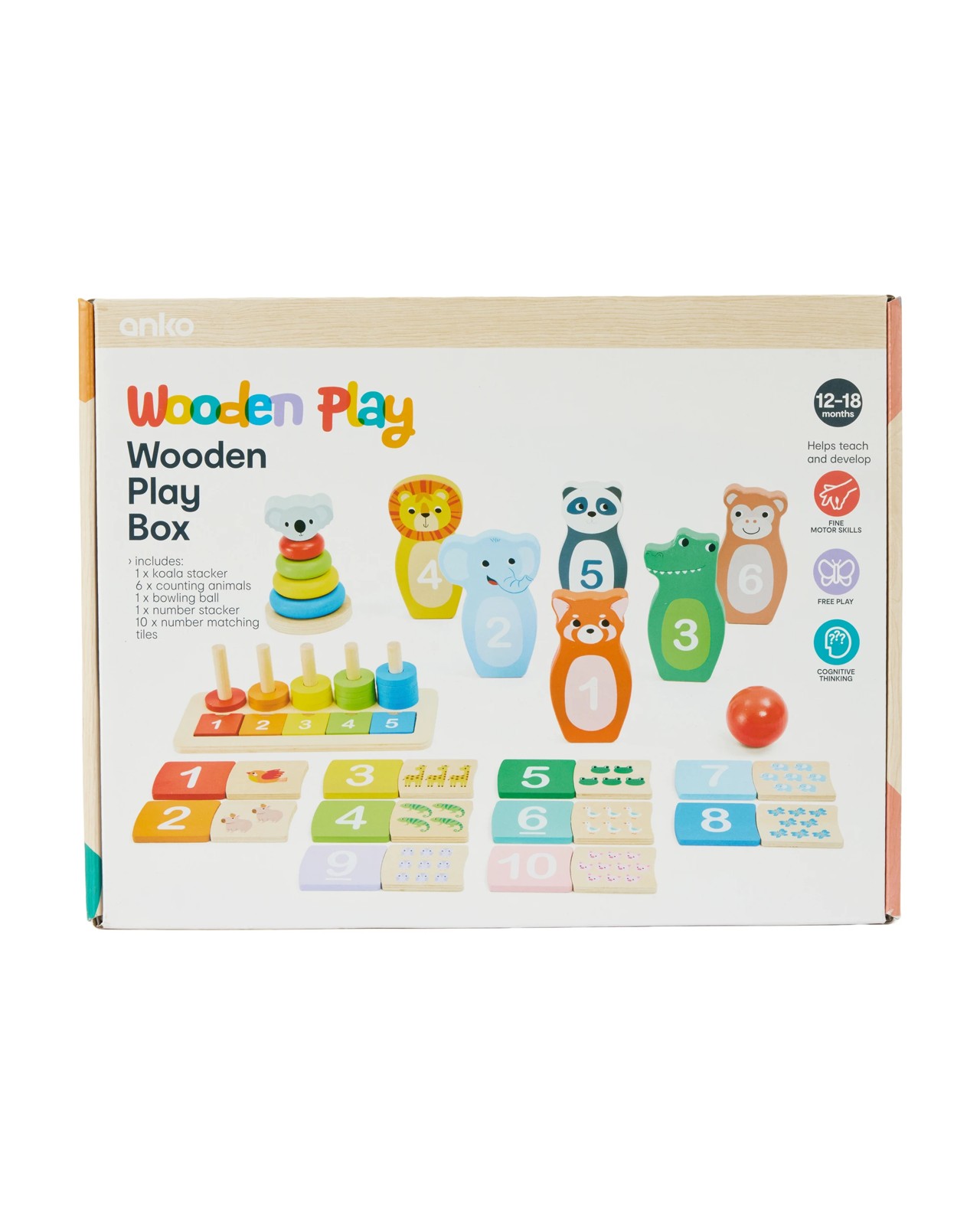 Anko Wooden Play Box 4 of 4
