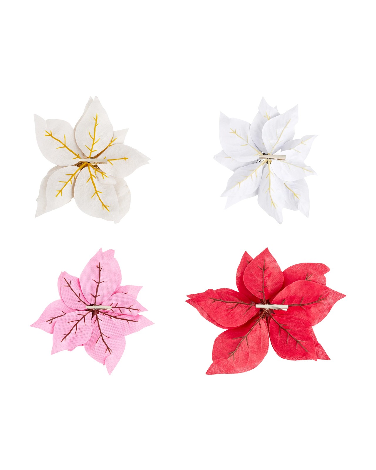 Anko Poinsettia Clip - Assorted 3 of 5