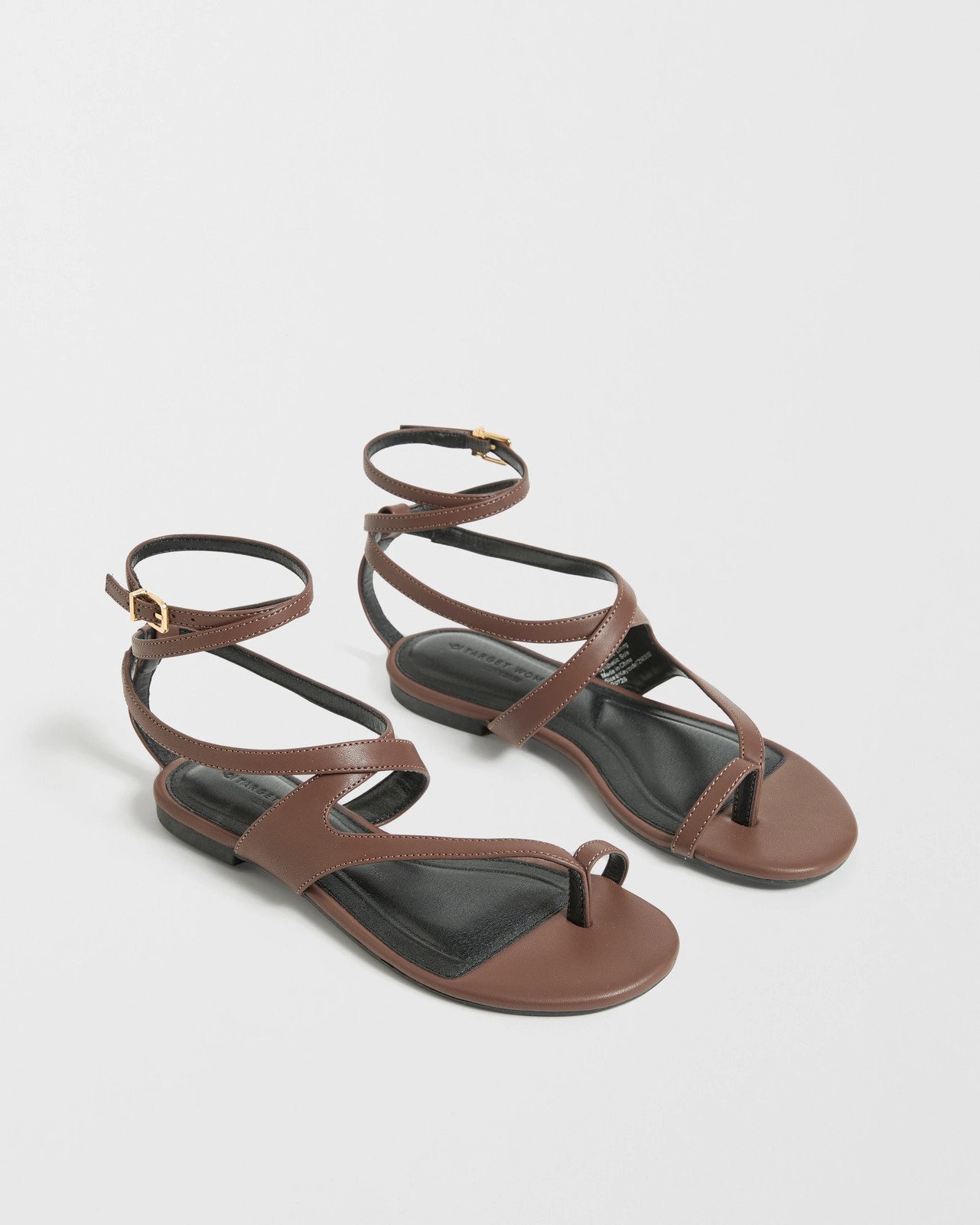 Kelly Wrap Around Sandals - Chocolate 2 of 3