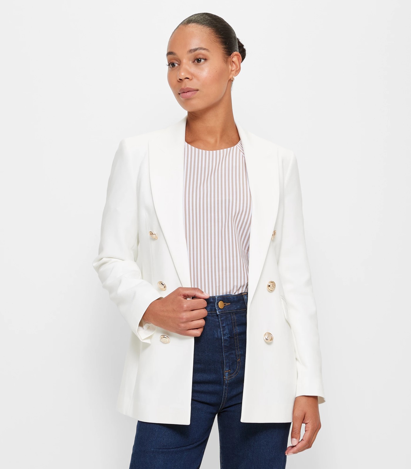 Tailored Double Breasted Blazer - Preview | Target Australia