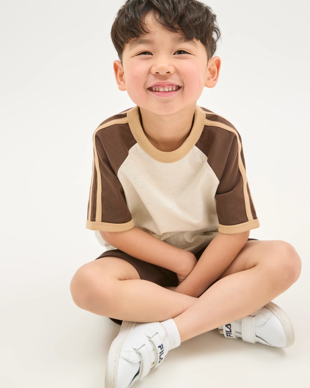 Australian Cotton Oversized Sporty T-Shirt - Hot Fudge 3 of 6
