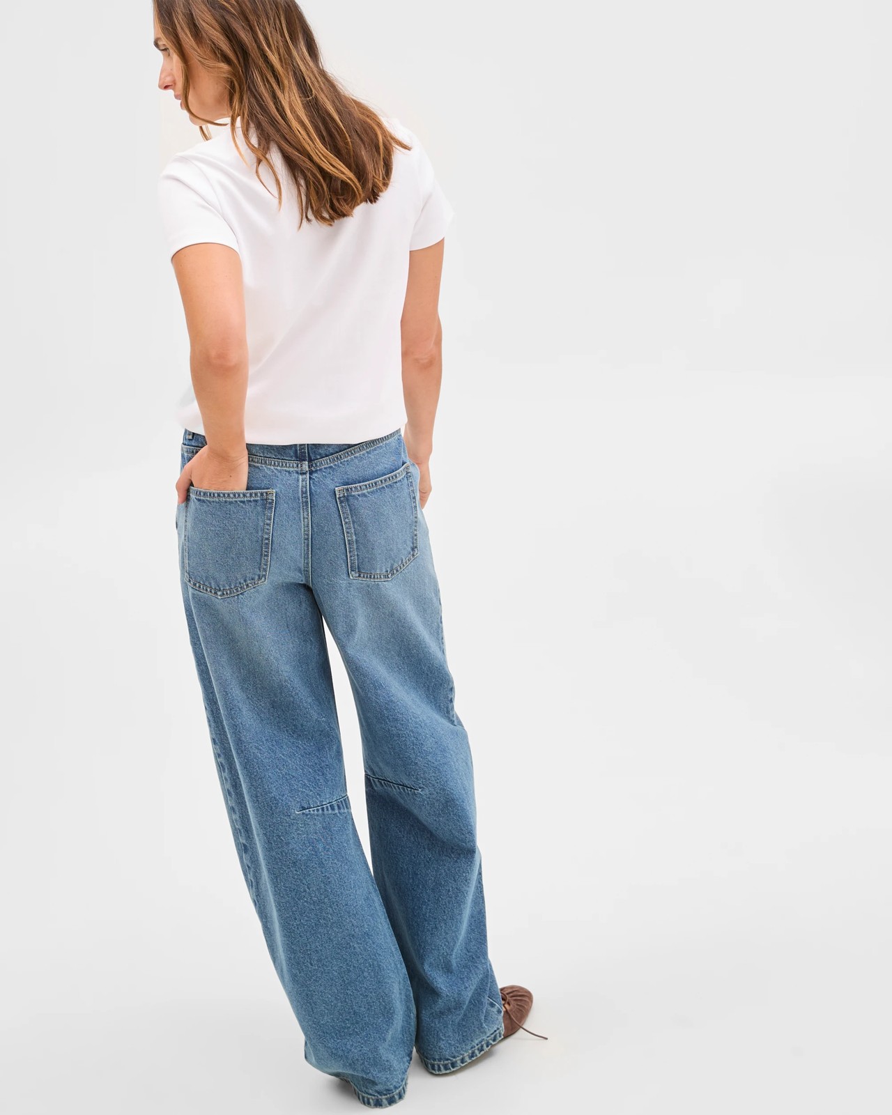 Cate Relaxed Barrel Denim Jeans - Vintage Indigo 6 of 6