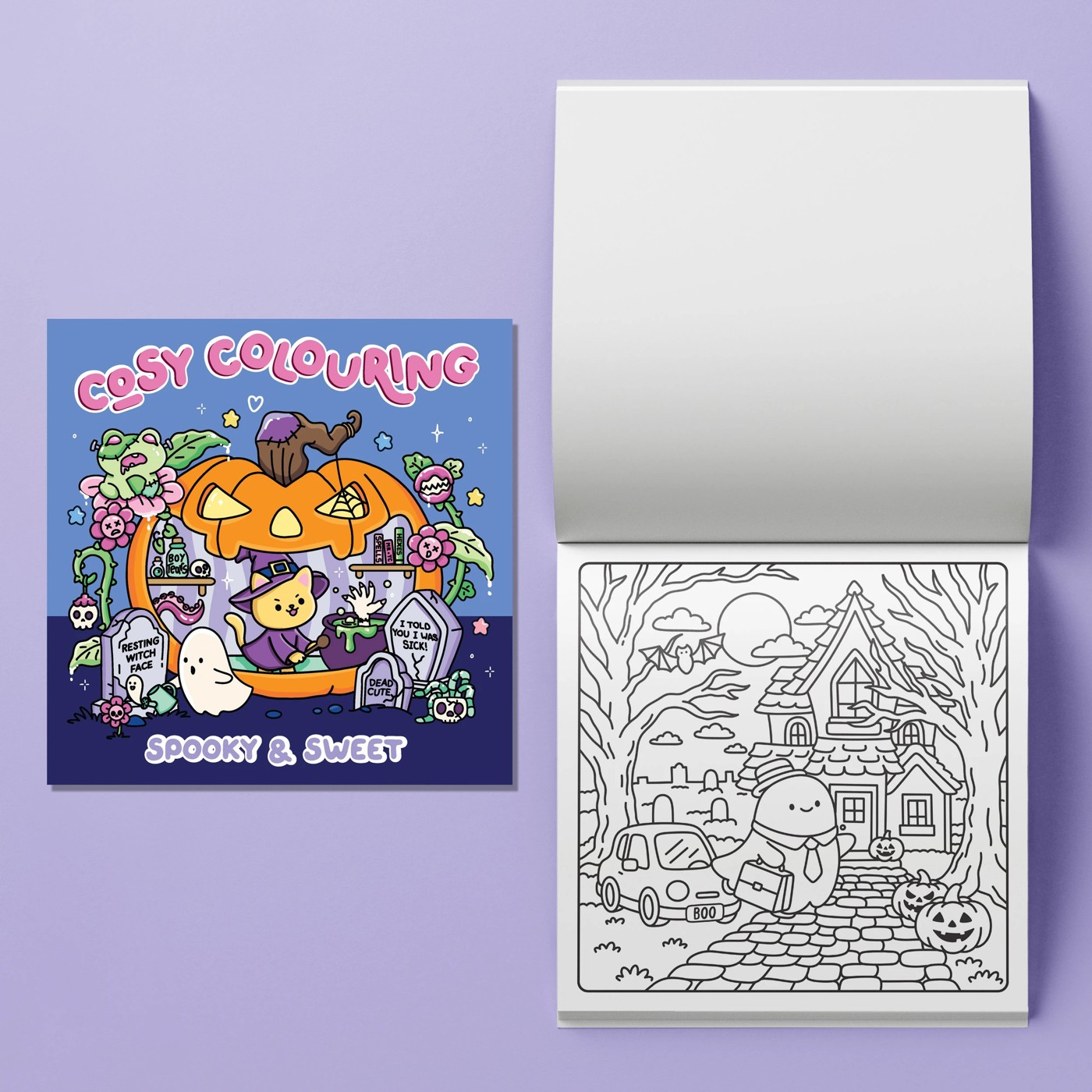 Art Maker Cosy Colouring Art Kit: Spooky and Sweet - Book 5 of 5