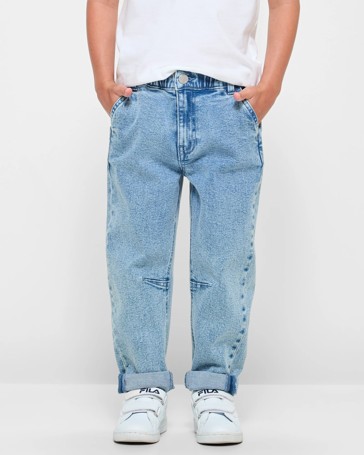 Relaxed Balloon Fit Fashion Jeans