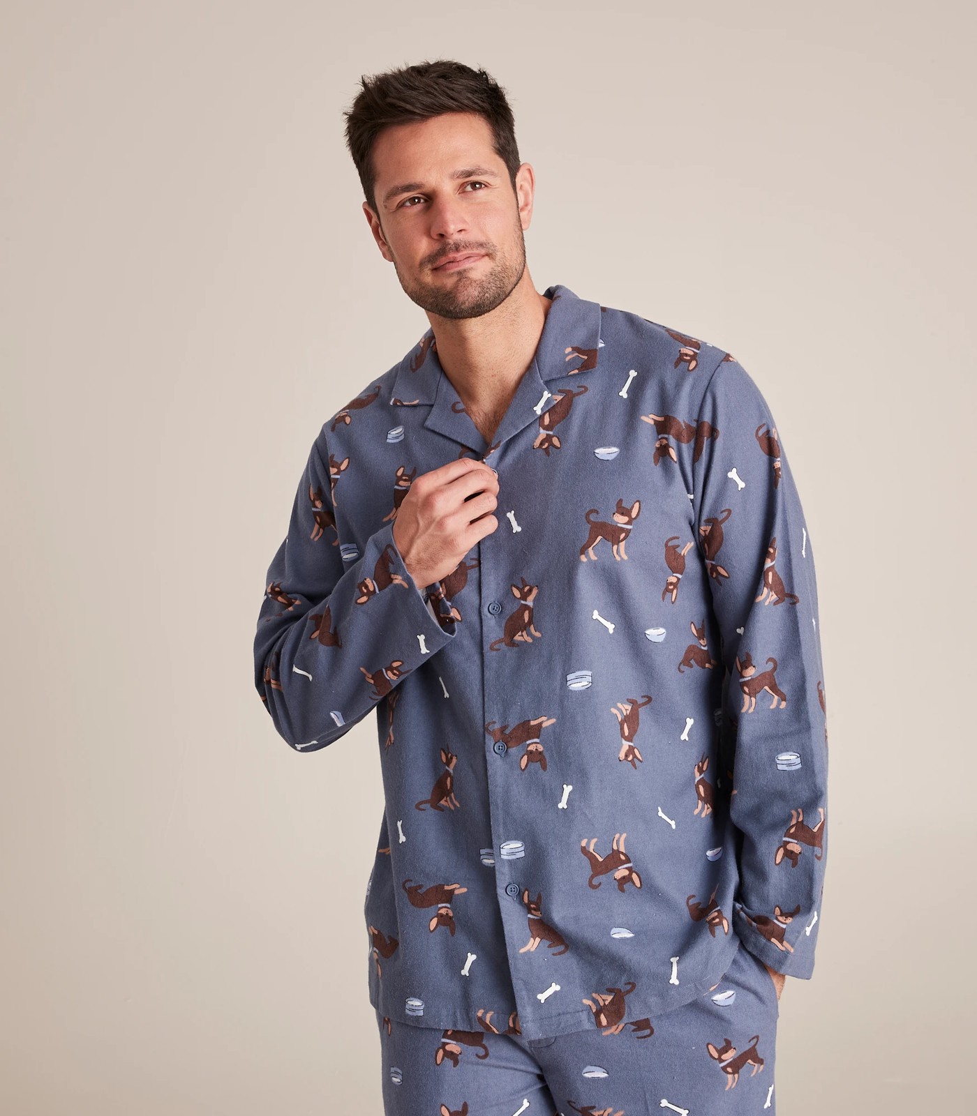 Mens flannelette best sale pyjamas target