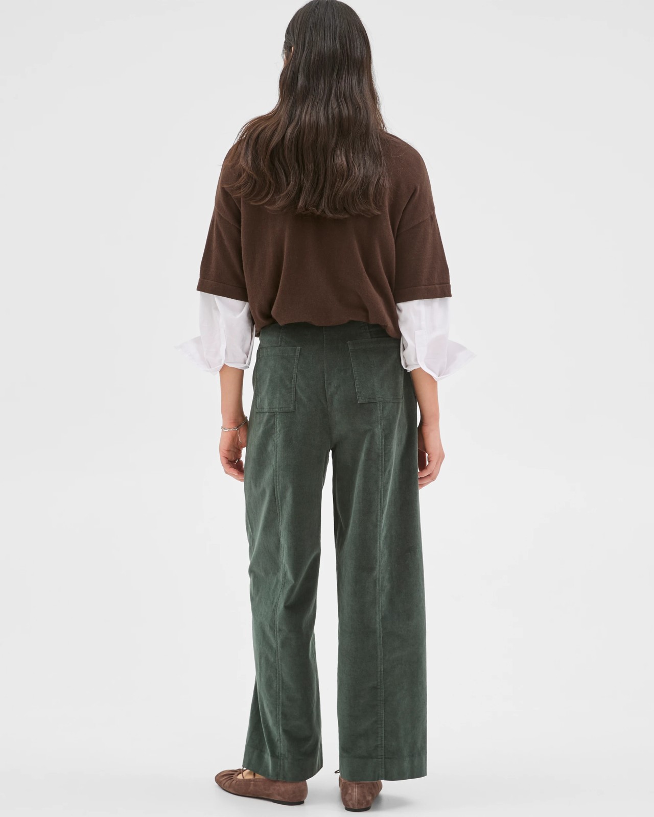Cropped Wide Leg Cord Pants - Urban Chic 6 of 6