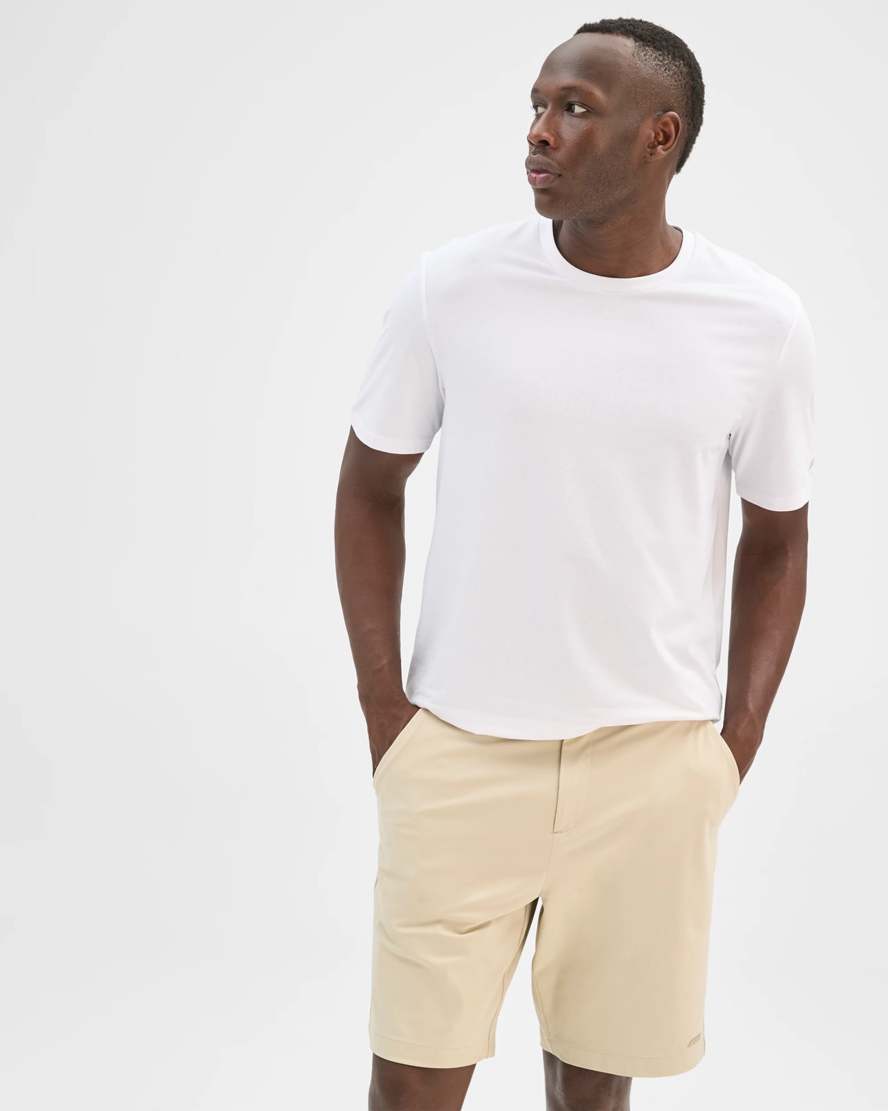 Active Hybrid Stretch Chino Shorts - Agate Grey 3 of 6