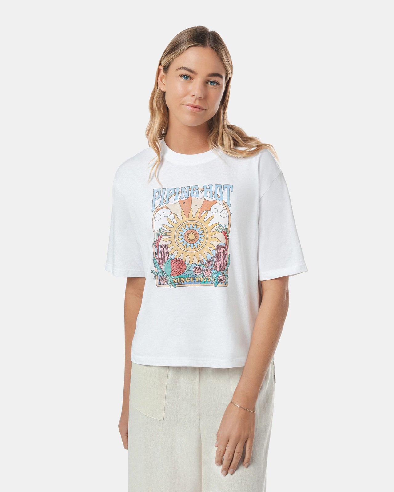 Boxy Crop T-Shirt - Piping Hot 3 of 4