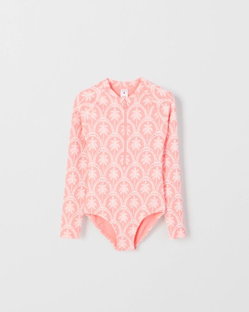 Long Sleeve Textured Swim Surfsuit