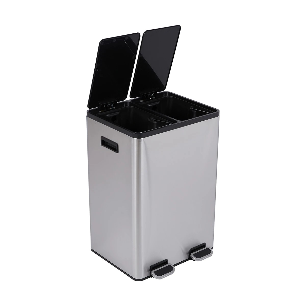 2 Compartment Stainless Steel Recycle Bin, 40L - Anko | Target Australia