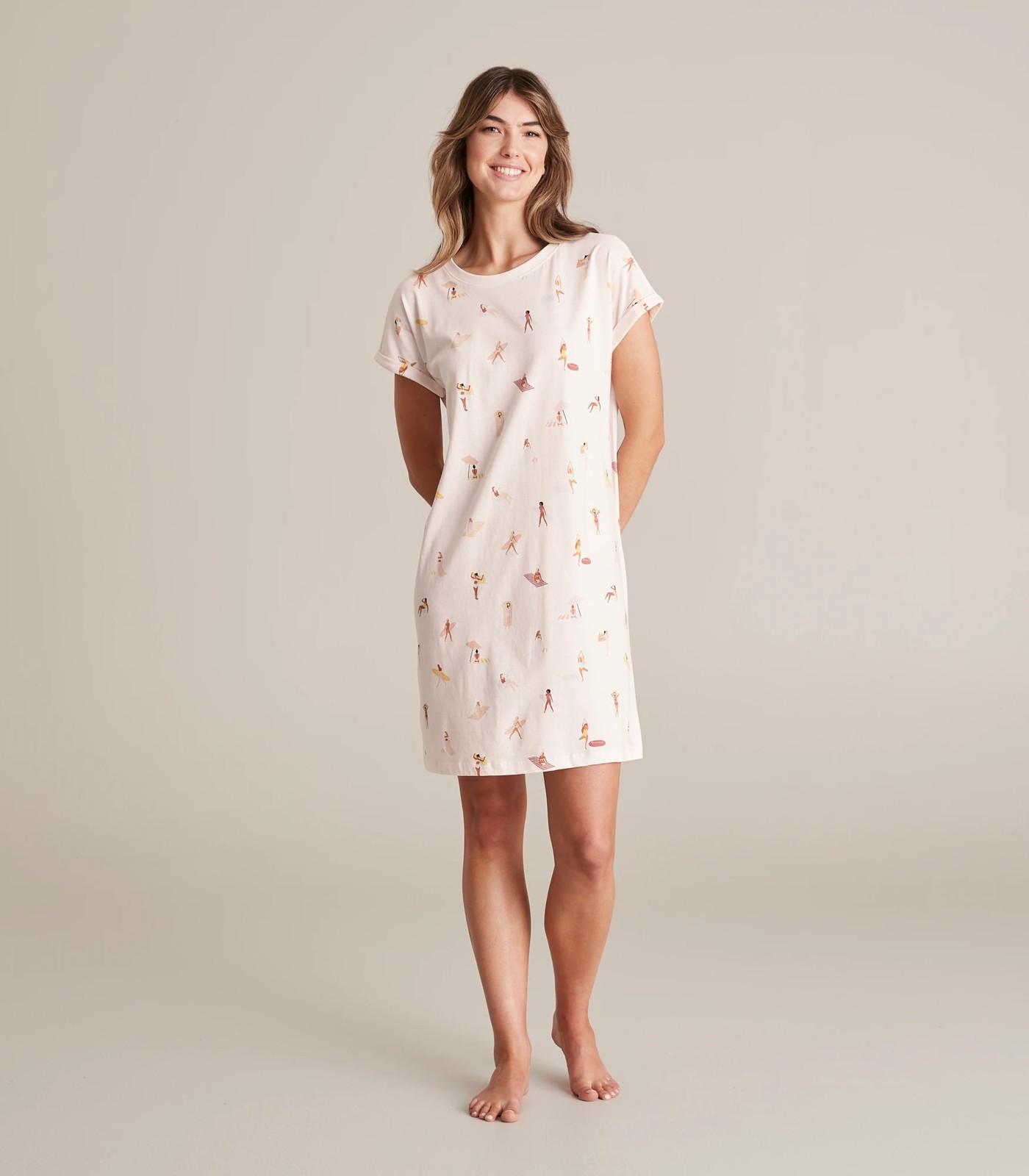 Minimalist modal nightie, Miiyu, Women's Nighties, Sleep Tees, and  Nightshirts Online