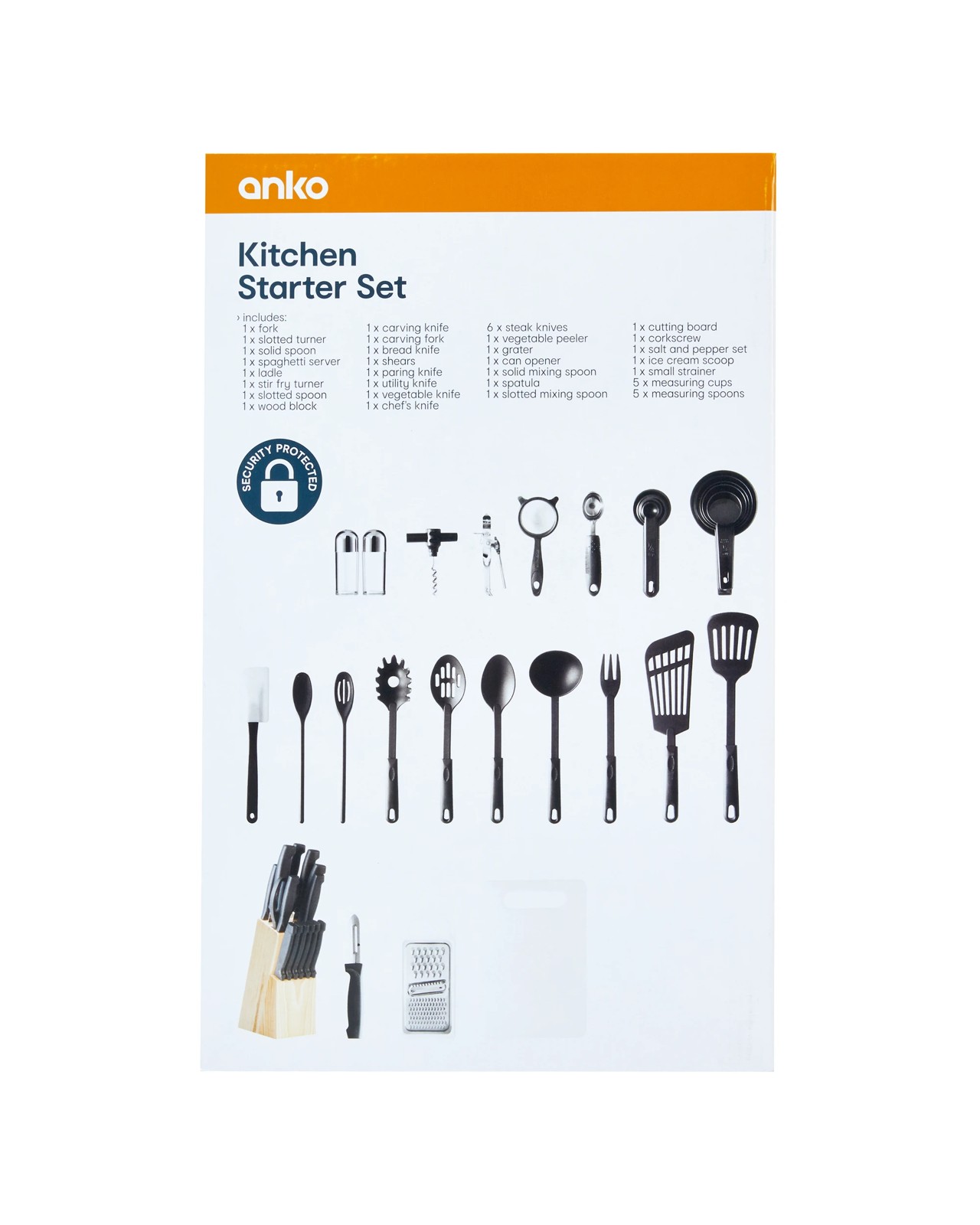Anko Kitchen Starter Set 6 of 6