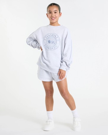 Crew Pullover Grey - Lonsdale London