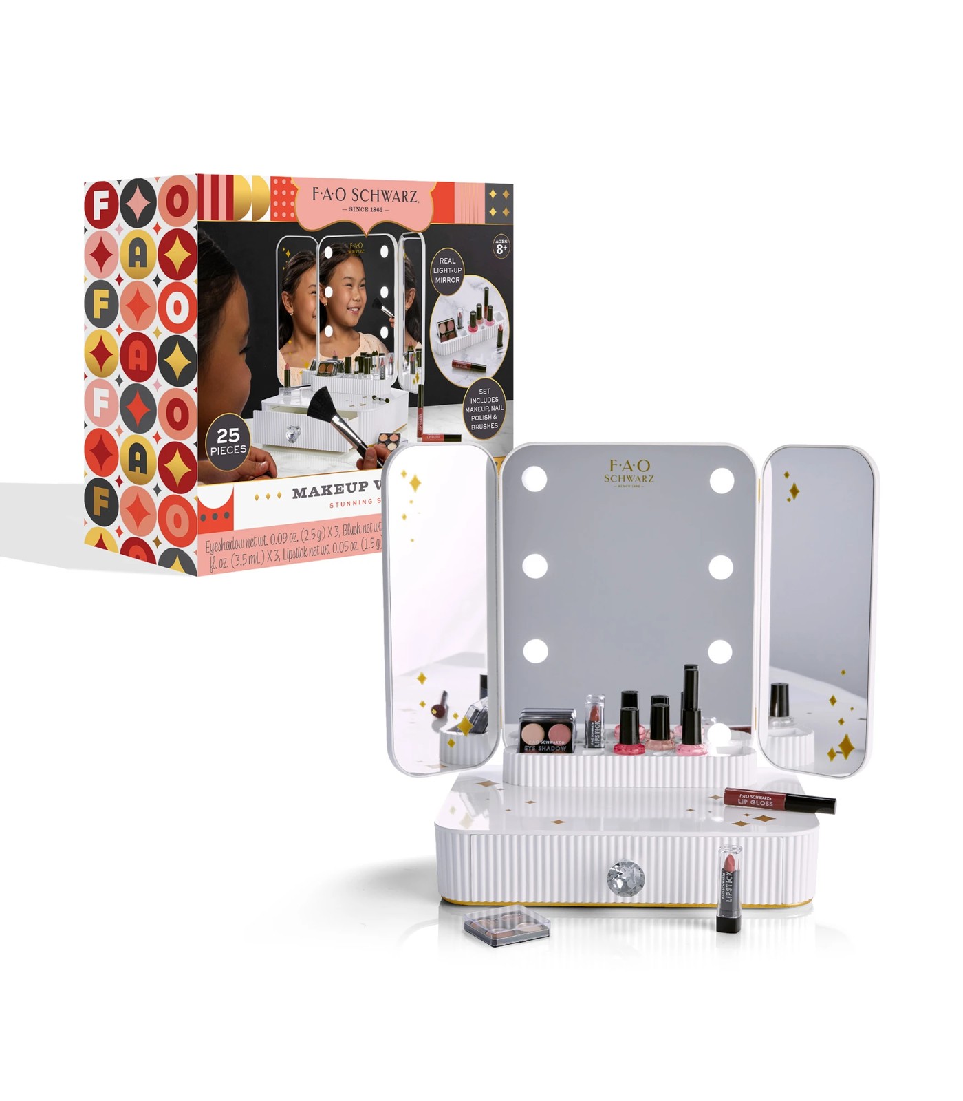 F.A.O. Schwarz Makeup Vanity Set 25 Piece Target Australia
