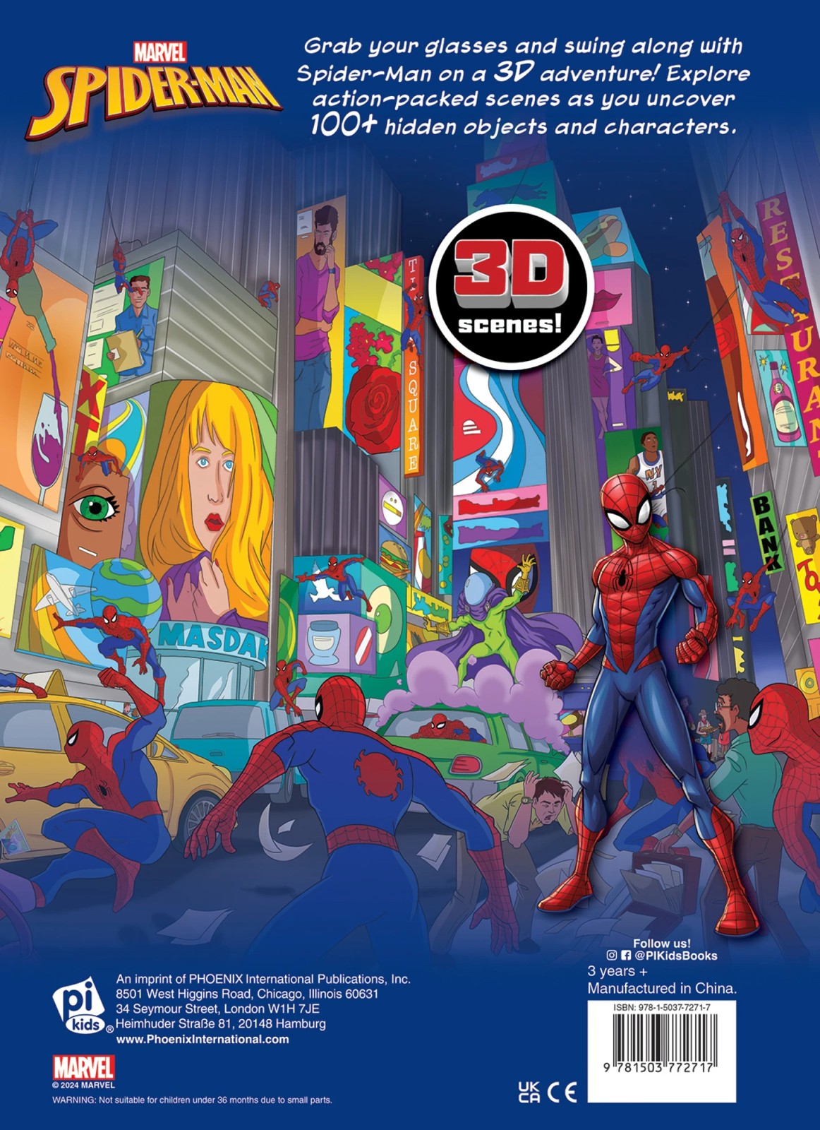 Marvel Spider-Man: 3D Look and Find - Book 2 of 4