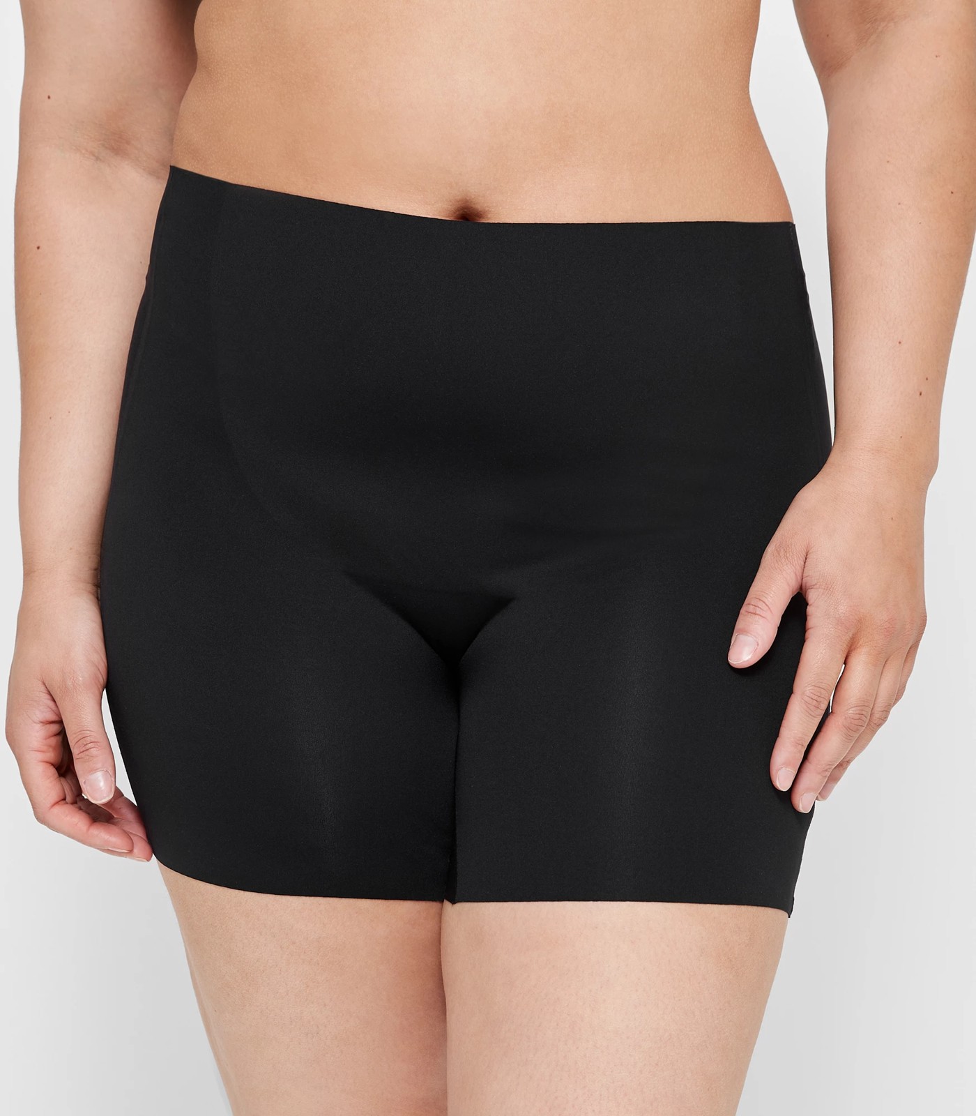 Spanx - Smooth It Extended Length Mid-Thigh Short Set of 2 - Very Black